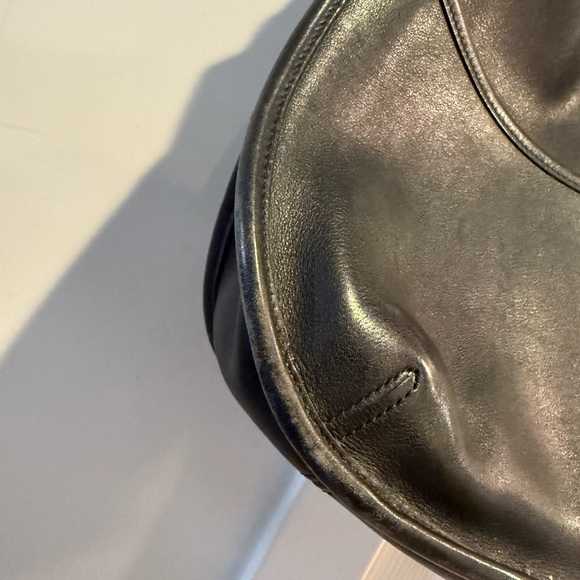 Authentic Coach Ergo Black Leather Shoulder Bag - Picture 2 of 6